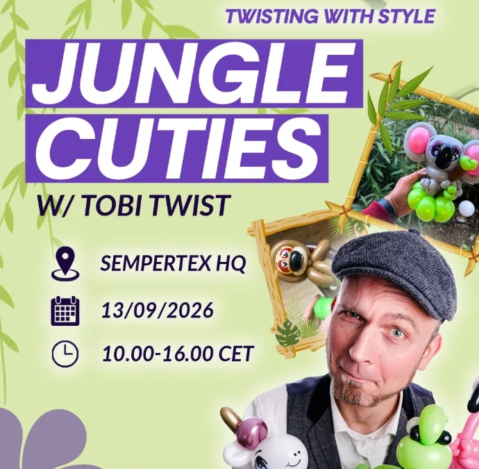 Masterclass Jungle Cuties – Twisting with Style with Tobi Twist | Belgium